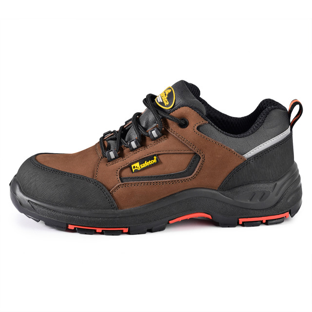 China composite nubuck leather safety shoes manufacturers, composite