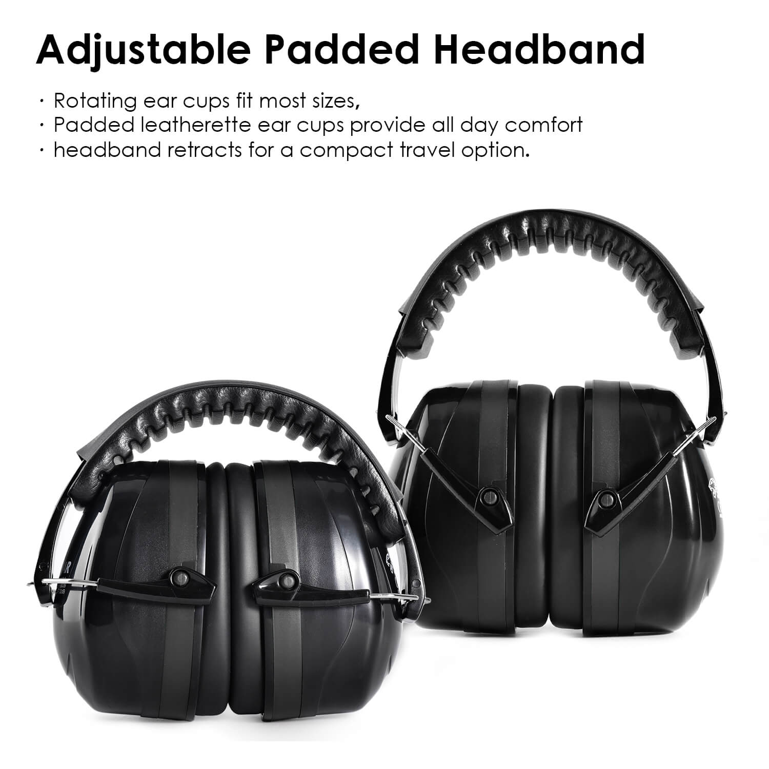 Ready Stock ABS Protective Ear Muffs EM2023 Black from China