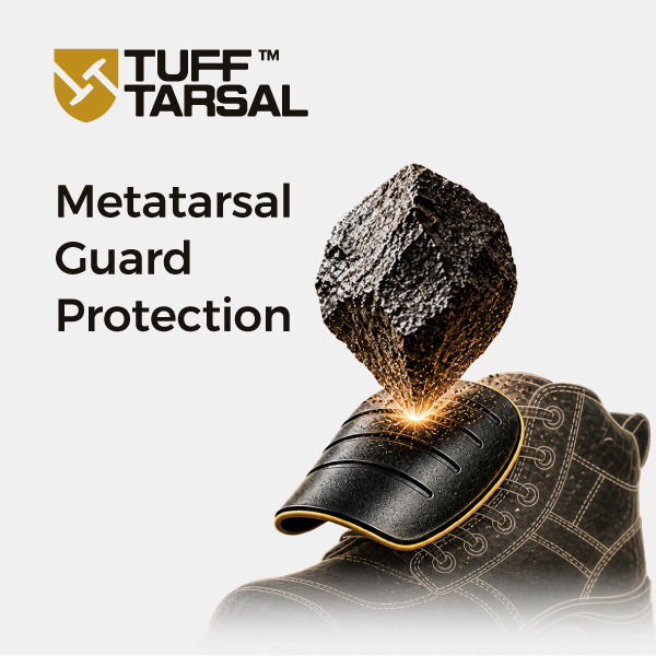 TuffTarsal™ metatarsal protection technology for industrial safety footwear