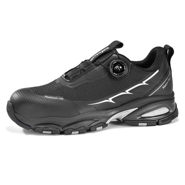 L-7601 black lightweight S3 safety shoes with QuickDial™ closure 