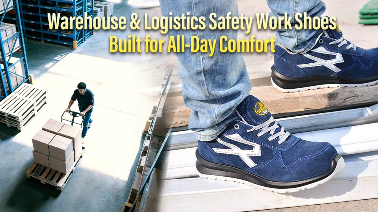 Breathable Leather Safety Shoes L-7328
