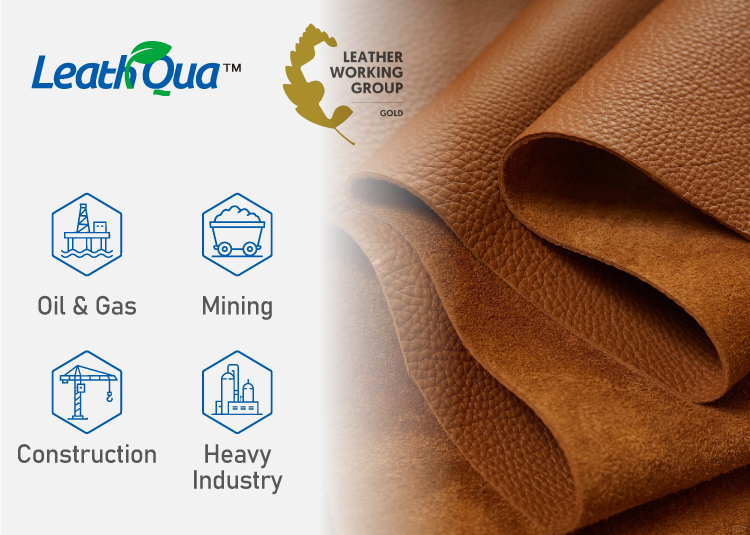 LeathQua™ premium leather technology for safety footwear