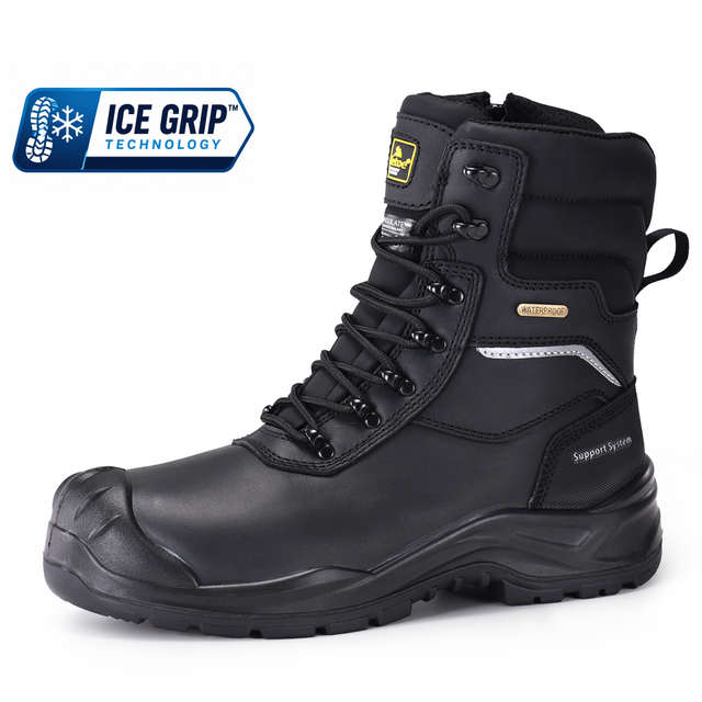 Safetoe H-9552 IceGrip extreme cold safety boot with waterproof high-cut design and ice-grip outsole