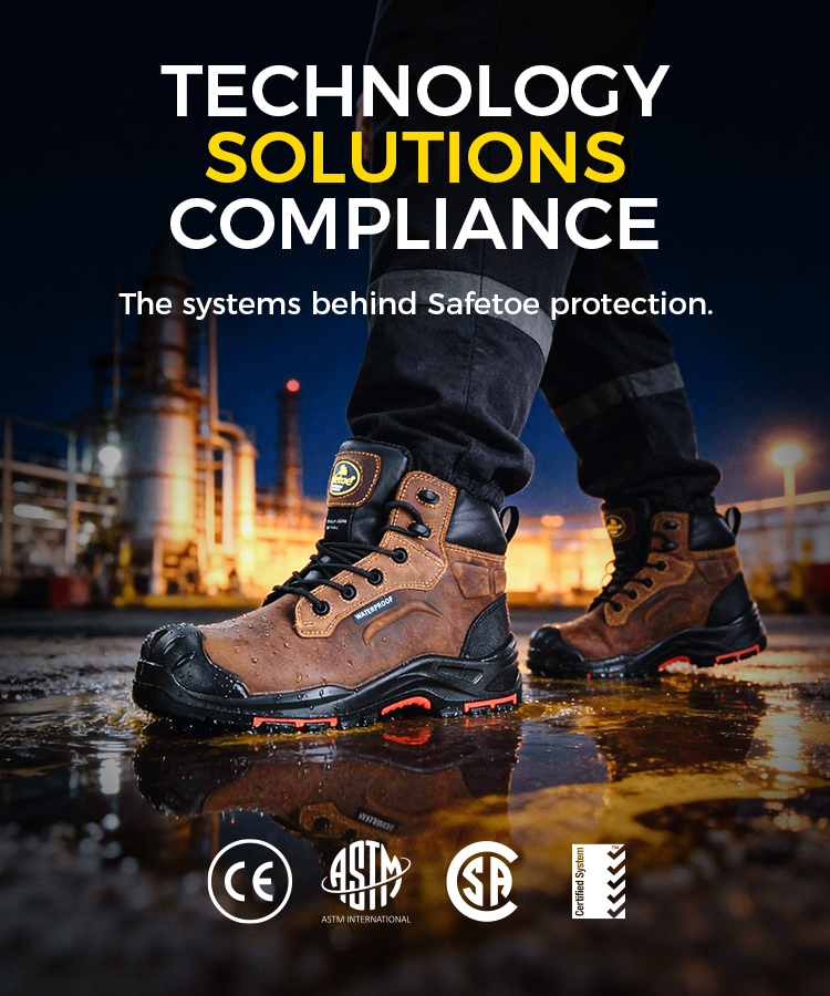 Safetoe Safety Knowledge Academy featuring safety footwear, PPE and workplace protection resources